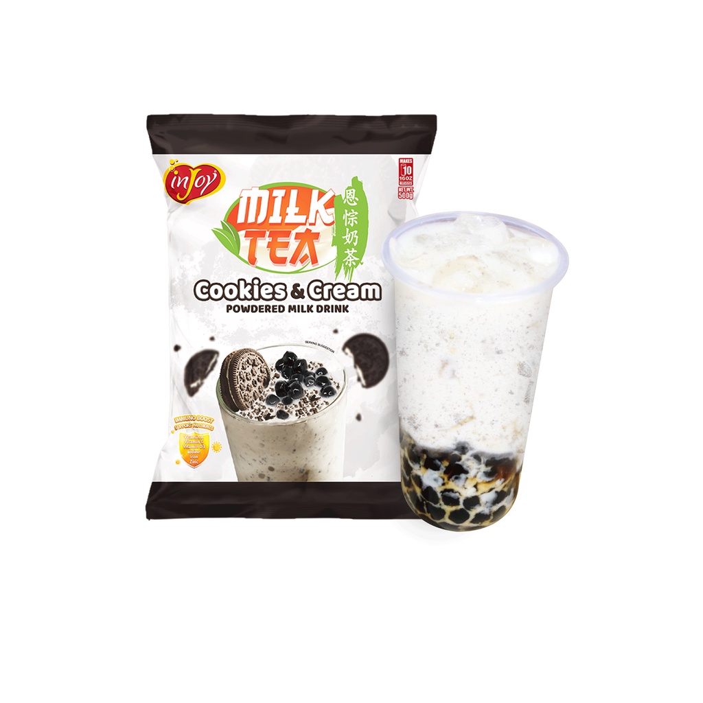 Injoy Cookies And Cream Milk Tea 500g Injoy Philippines Milk Tea Cookies And Cream Presyo ₱123