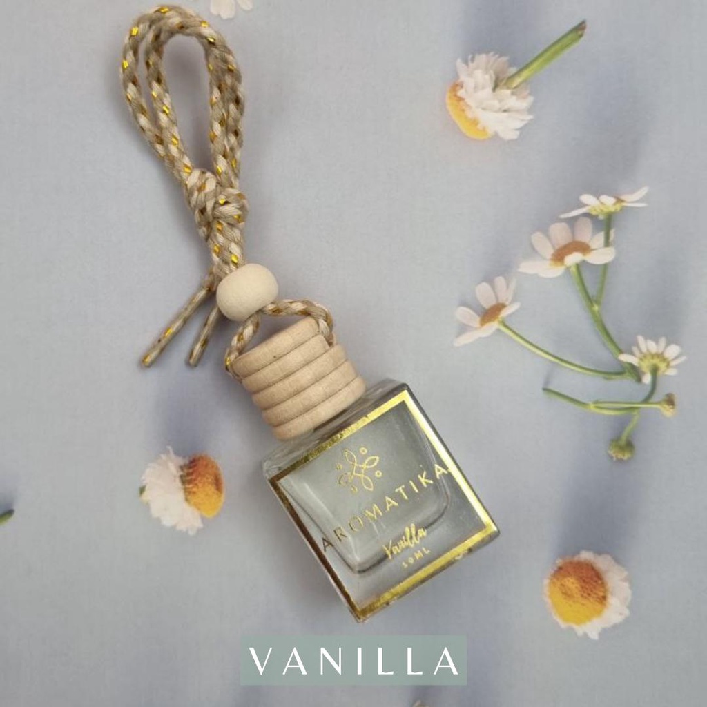 AROMATIKAVanilla Scent Premium Scents Hanging Diffuser Car & Home Air Freshener Fragrance Oil