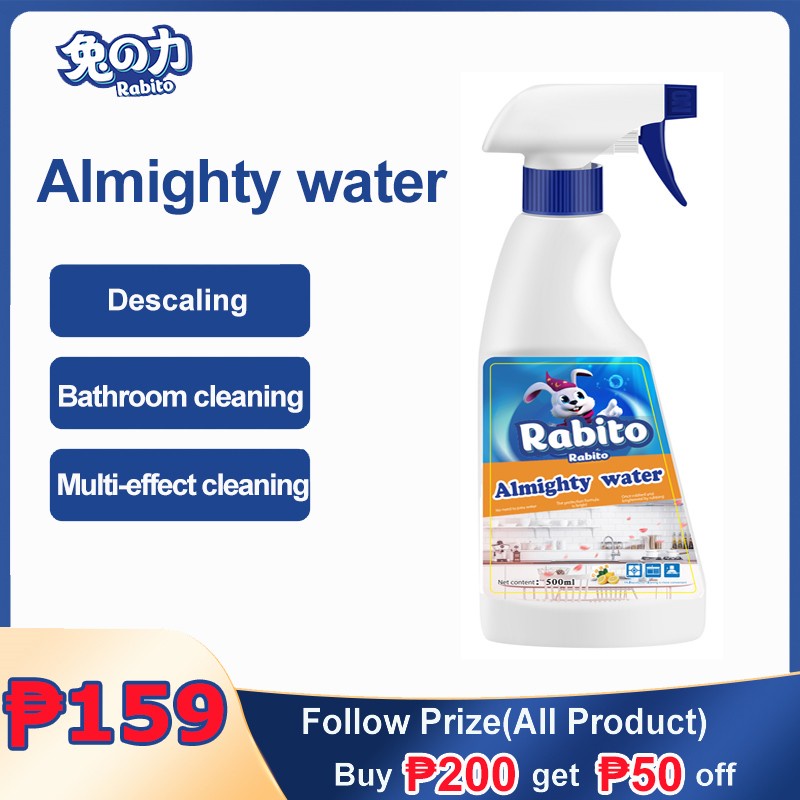 Rabito Bathroom Cleaner Toilet Bowl Cleaner Scale Remover Spray