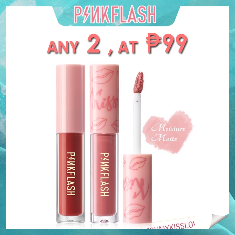 PINKFLASH Lipstick Soft Matte Moisturising Longlasting Liquid Matte ...