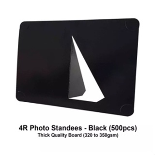 500pcs 4R Photo Standee Frame Standees for Photobooth BLACK - Thick Quality Boards (320 to 350gsm) #1