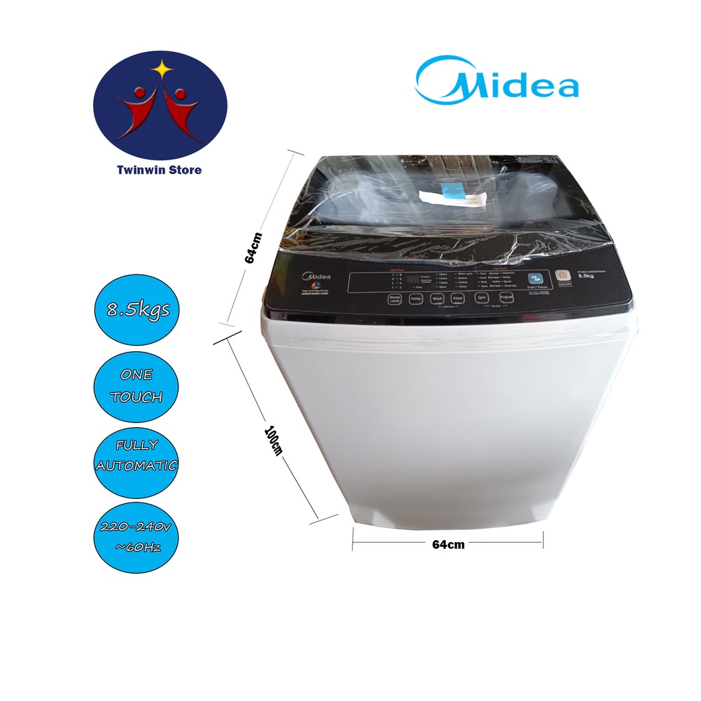 MIDEA FULLY AUTOMATIC WASHING MACHINE 8.5kgs | Shopee Philippines