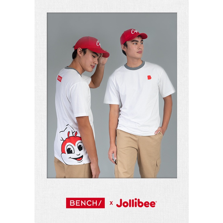 BOO0097 BENCH/ x Jollibee Men's Graphic Tee Shopee Philippines