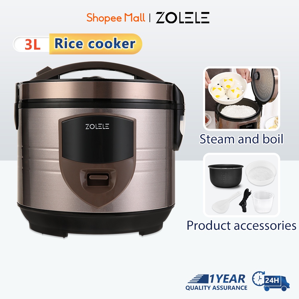 Zolele Rice Cooker 3L Multi Standard Inverter Household Smart NonStick