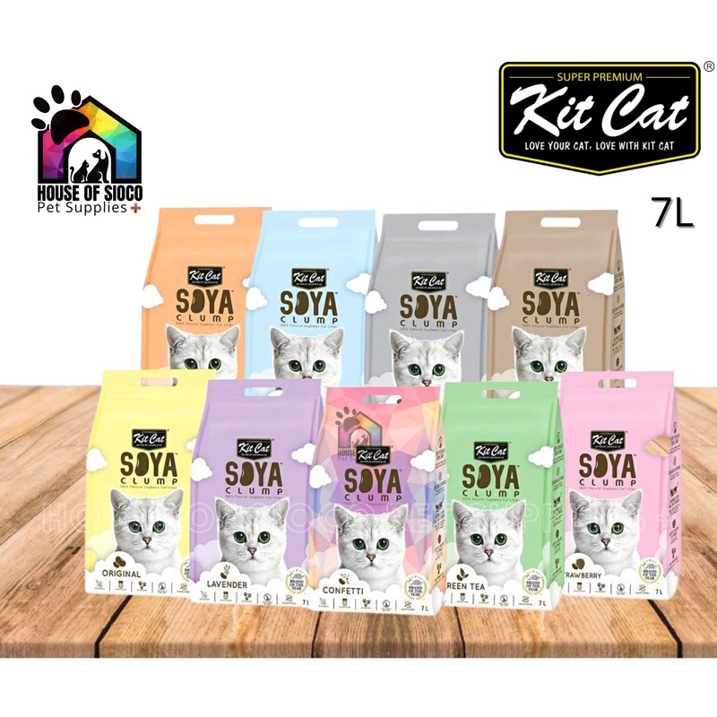 Kit Cat Soya Clump EcoFriendly Cat Litter 7L Shopee Philippines