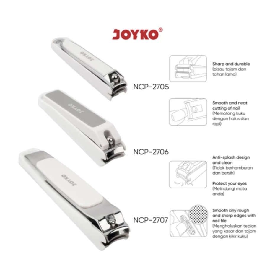 Joyko NCP2705 Nail Clippers Nail Clippers 2707 Shopee Philippines