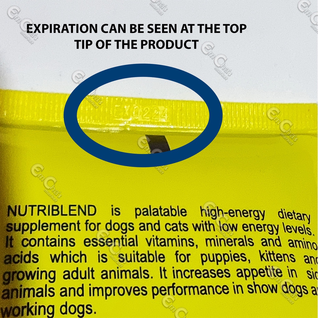 (hot)Original NUTRIBLEND GEL (Yellow-Red Pack) High Energy Booster for Dogs and Cats (220g)  (amed) #4