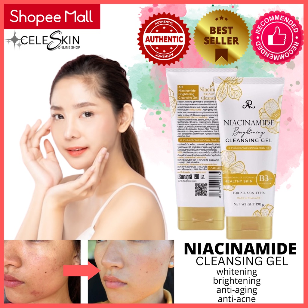 AR Niacinamide Brightening Cleansing Gel (Facial Wash) | Shopee Philippines