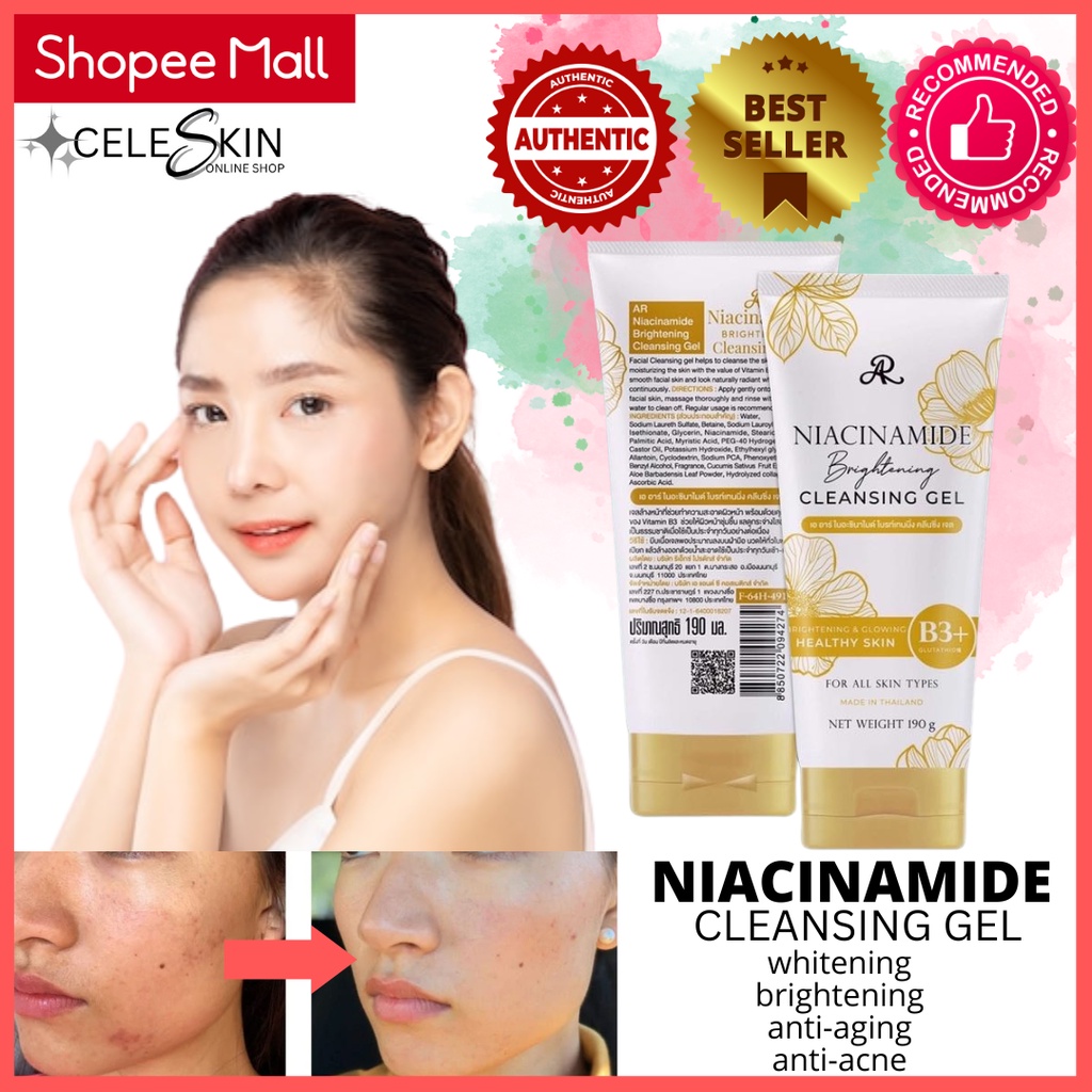 AR Niacinamide Brightening Cleansing Gel (Facial Wash) Shopee Philippines