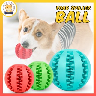 Pet Food Spiller Ball Dog Puppy Ball Tooth Cleaning Molar Bite Chewing Training Interactive Toy