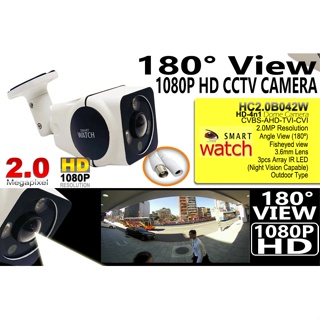 Fish Eye Outdoor 1080P HD: Smartwatch B042W Outdoor Camera : Wide Angle #1