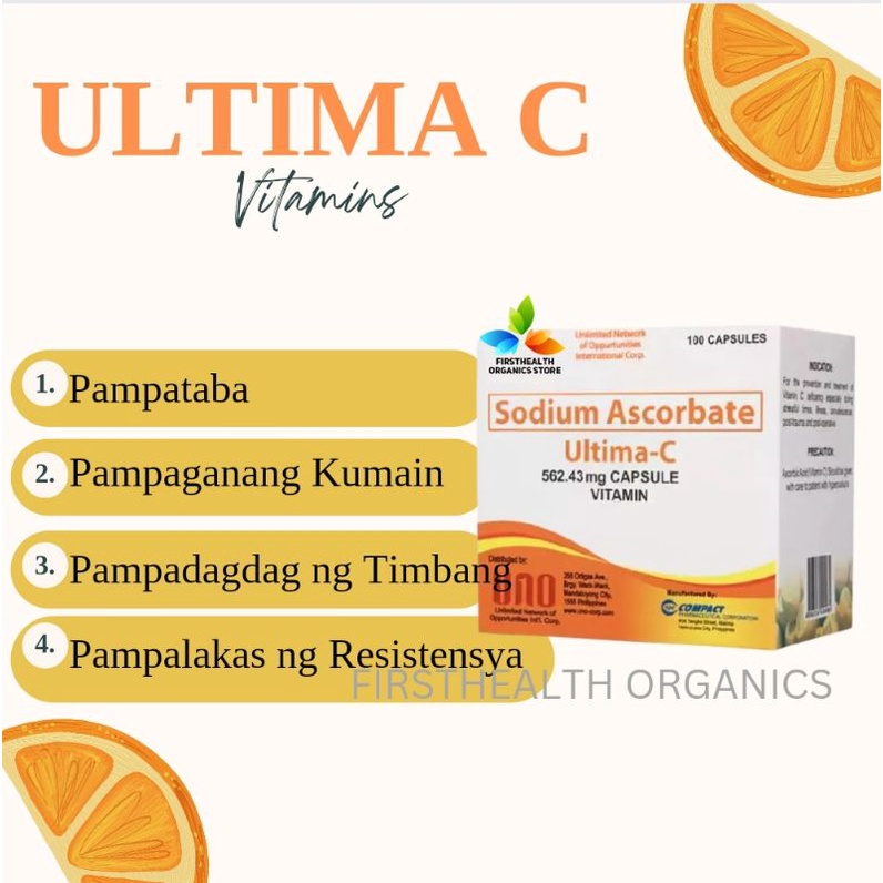 propan with iron capsule Ultima C Vitamins 30 pcs na Pampataba at Pwede sa Bata