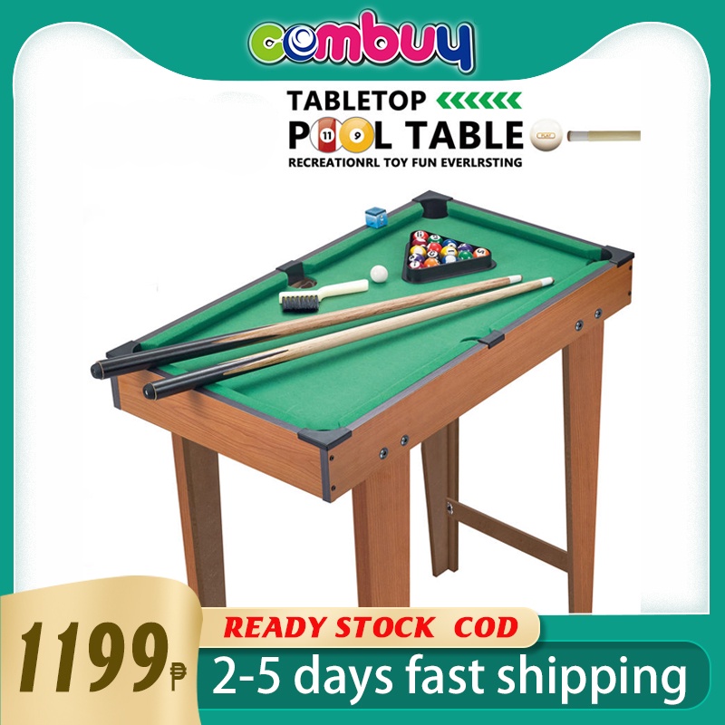 27x14 inches mini billiard table set kids wooden with tall legs pool table set taco billiards