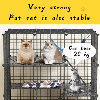 ☋♗Cage For Fat/Pet Cage/Cat Cage Collapsible/Cat House/2-3-4 Layer Cage For Cat/Cat Cage 2-3 Layers