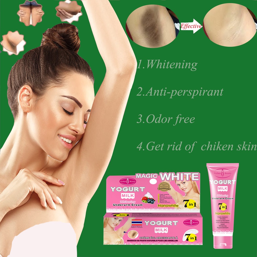 Underarm Whitening Cream Armpit Cream Body Skin Care Anti Sweat & Odor Whitining Underarm