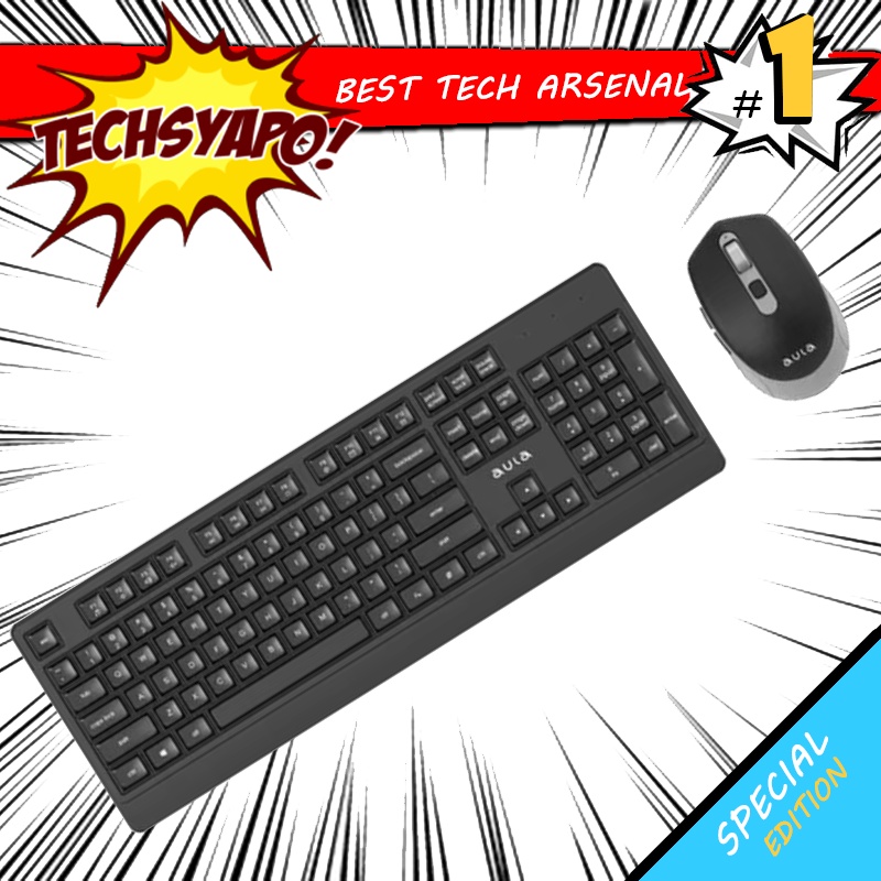 AULA AC203 WIRELESS KEYBOARD AND MOUSE COMBO Shopee Philippines