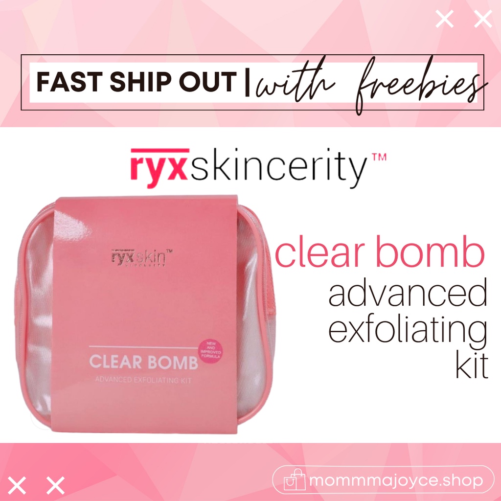 RYXSKIN SINCERITY Clear Bomb Advanced Exfoliating Kit NEW AND IMPROVED