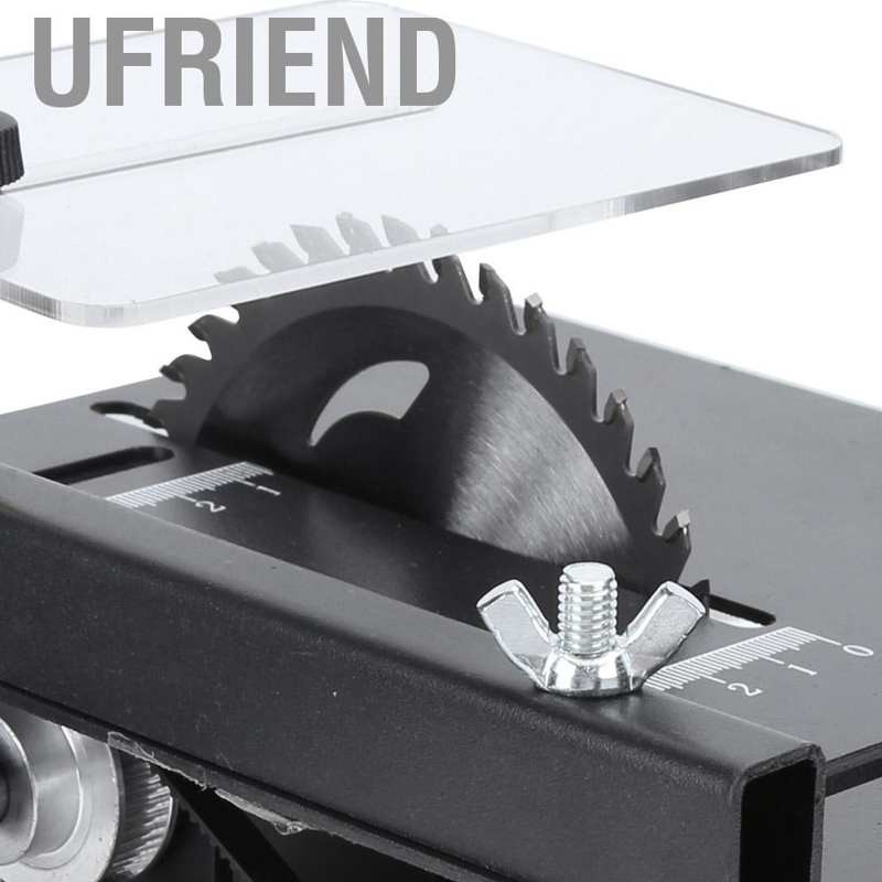 DIY Standard Wood Lathe Mini Machine Polisher Table Saw Cutting With Power