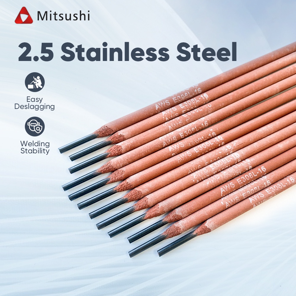 Mitsushi 50pcs 2.5mm*35cm Stainless Steel Welding Rods /Welding Wire