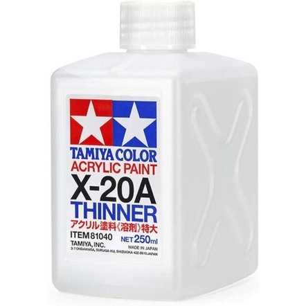 ART HUB TAMIYA Acrylic Paint Thinner 250 Ml X 20A Original Airbrush   Sg 11134201 22100 W6b9ez359wived