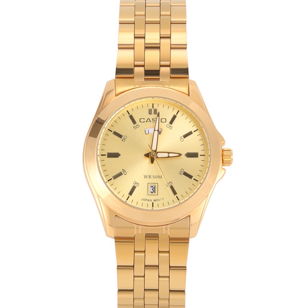 [LH] Casios gold watch business leisure office men's watch personality atmosphere women's watch t278 #2