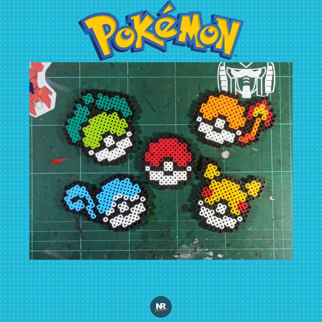 Pokemon Pokeball Pixel Art Template