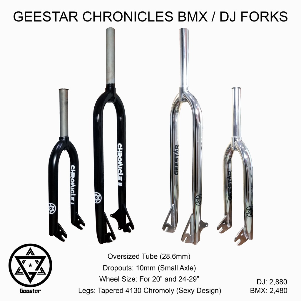Geestar Chronicles BMX DJ MTB Street Bike Forks 20 24 26 27.5 29er