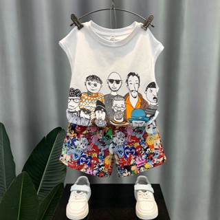 suit para sa bataKasuotan ng mga bata sa istilo ng tag-init 2022 bagong batang lalaki na mga dami #1