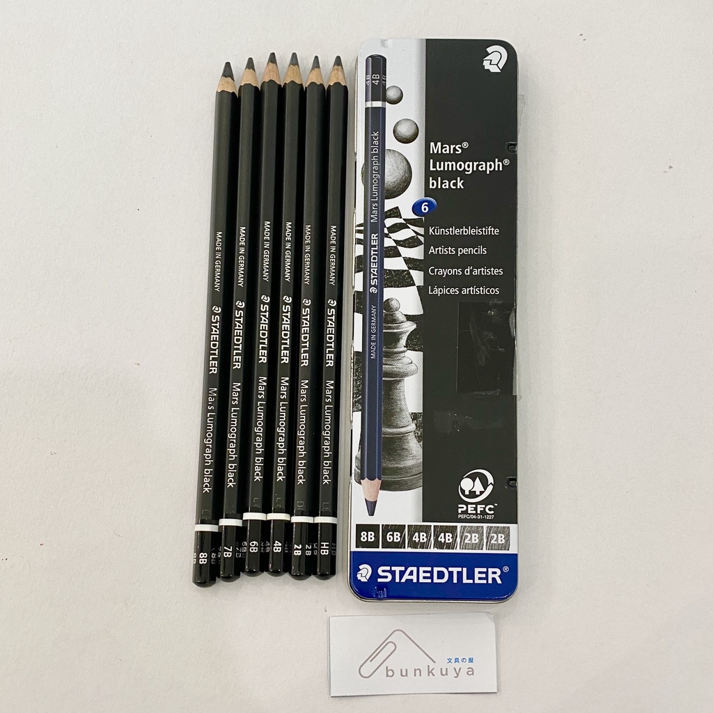 Staedtler Design Journey Mars Lumograph Black Pencil 100b Shopee