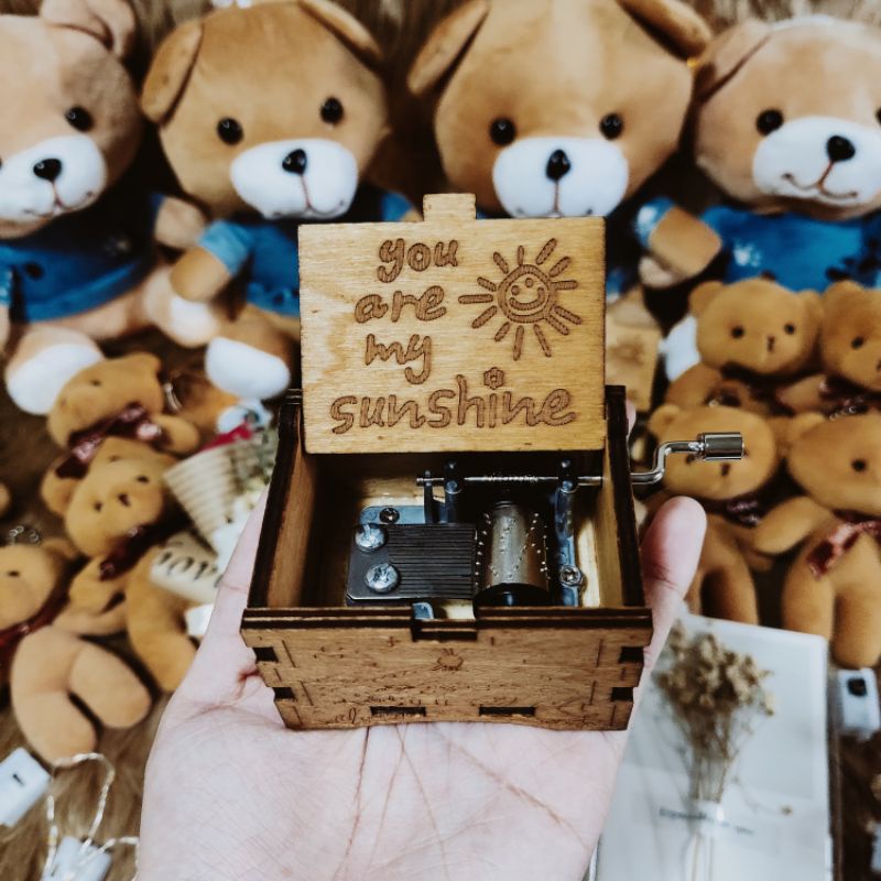 Add Ons Music Box (You are my sunshine) Shopee Philippines