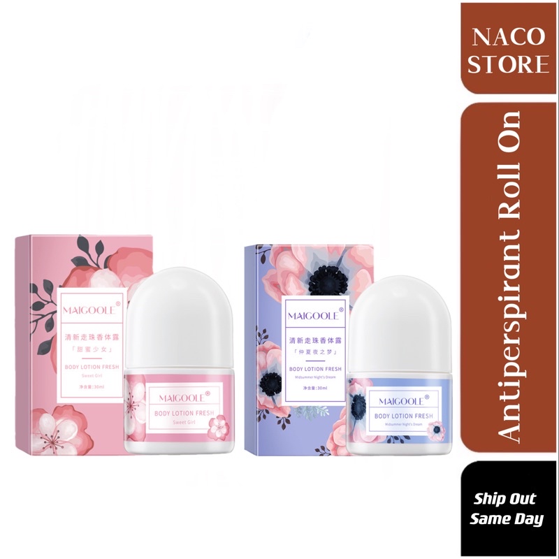 Deodorant Extra Whitening RollOn Antiperspirant Roll On to Reduce Excessive Sweating 30ml