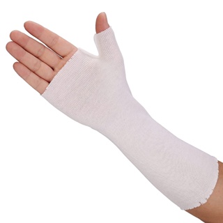 VELPEAU Wrist and Thumb Spica Stockinette (Pack of 10) Comfy Arm Sock, Cotton Skin Protection Sleeve, Wrist Liner and Pre-Wrap Cover for Splints, Air Casts, Hand Brace #8
