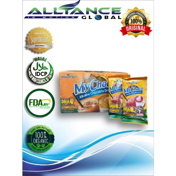 My Choco (Alkaline Chocolate Drink) 20 Sachets Shopee Philippines