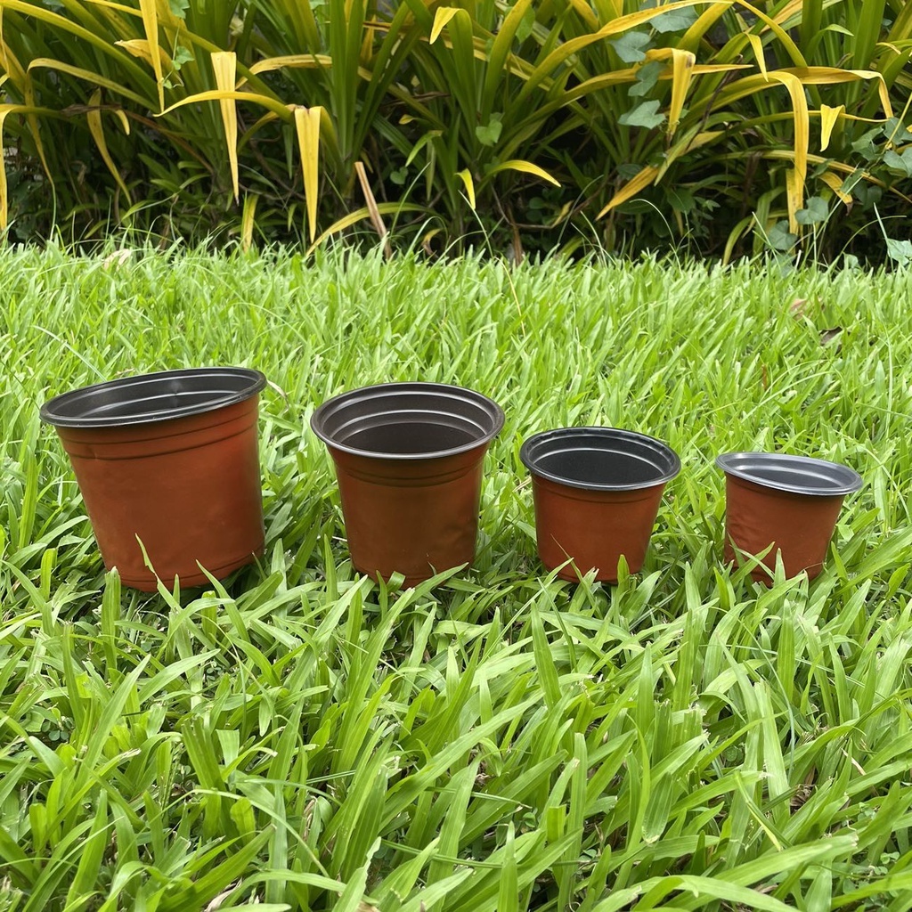 50pcs /set (9cm15cm) PVC Soft Pots/ Plastics Pots/ Terracota Soft Pots