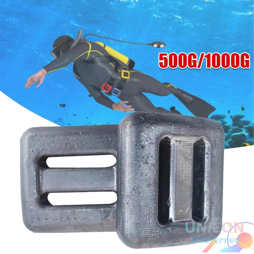 0.5kg / 1Kg Diving weights lead sinker For fishing Freediving ...