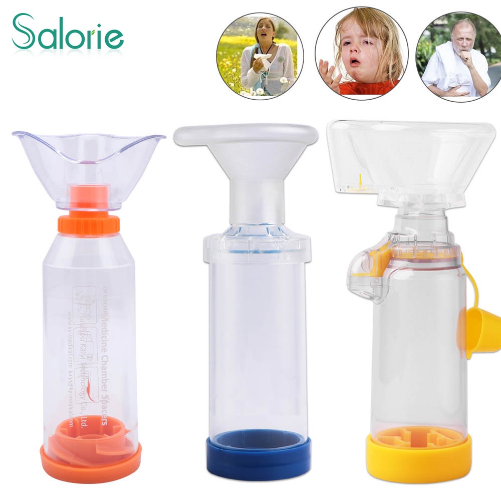 Inhaler Assist MDI Spacer Aerosol Device Aerochamber With Masks