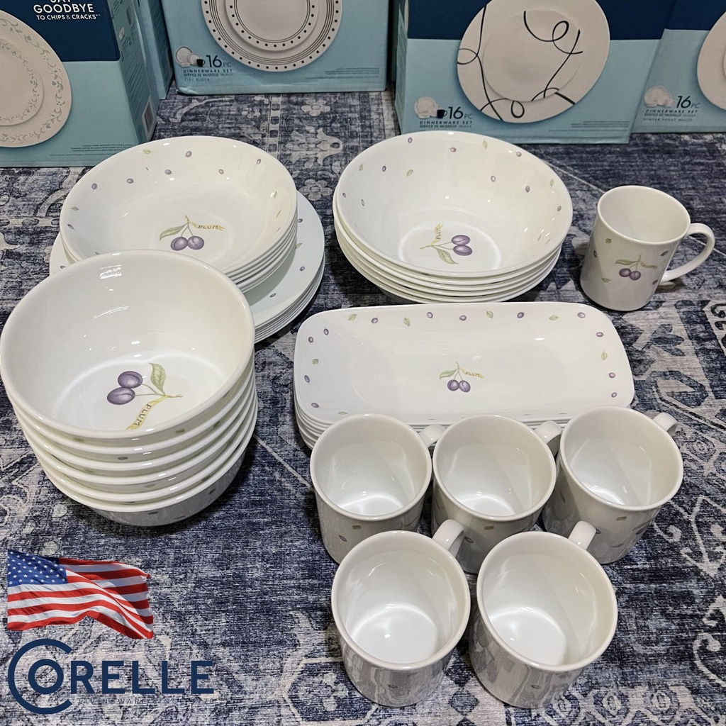 USA Corelle Plum Loose Item / Corelle Loose / Pinggan Corelle / Corelle