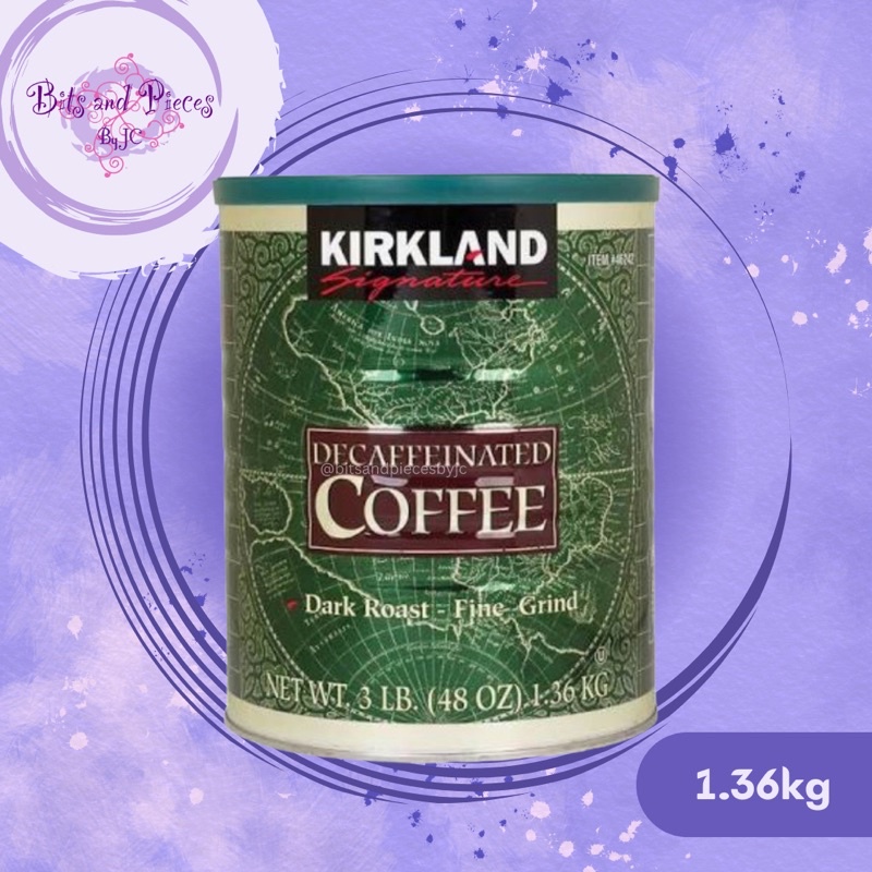 Kirkland Decaffeinated Coffee 1.36kg Shopee Philippines