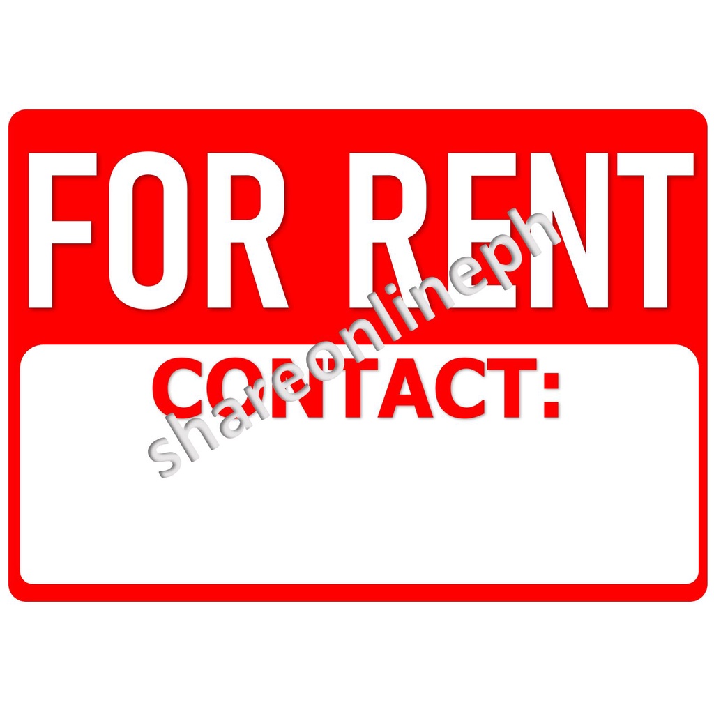 Laminated Signages For Rent Sticker Signage Sign Boards House
