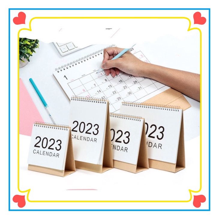 2023 Desktop Calendar Stand Up Year Calendar Daily Scheduler Monthly ...