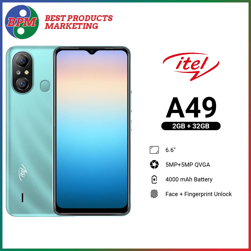 BPM ITEL A49 2GB + 32GB Brand New Smartphone | Shopee Philippines