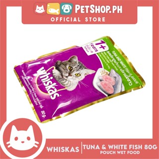 12pcs Whiskas Tuna and White Fish Pouch Cat Wet Food 80g #2