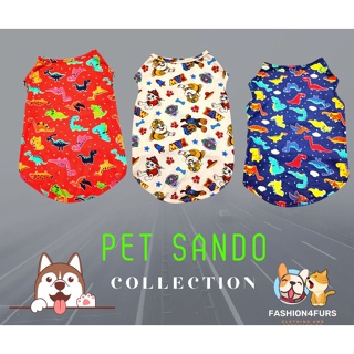 Batch 13 Pet Clothes Colorful Puppy Clothing Fashion Dog Sando 2XL to 5XL