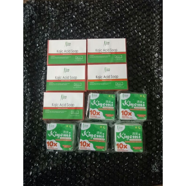 Nica Bloom Kojic soap and kiyomi Set bundle Shopee Philippines