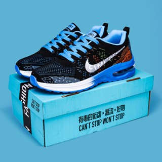 【Ready Stock】Men's Shoes Women's Real Air Cushion Sneakers Couple Jogging Running Casual Sports Breathable shoes Casual shoes jogging shoes Outdoor sports running shoes Men's and women's running shoes Couple Air Cushion Running Shoes