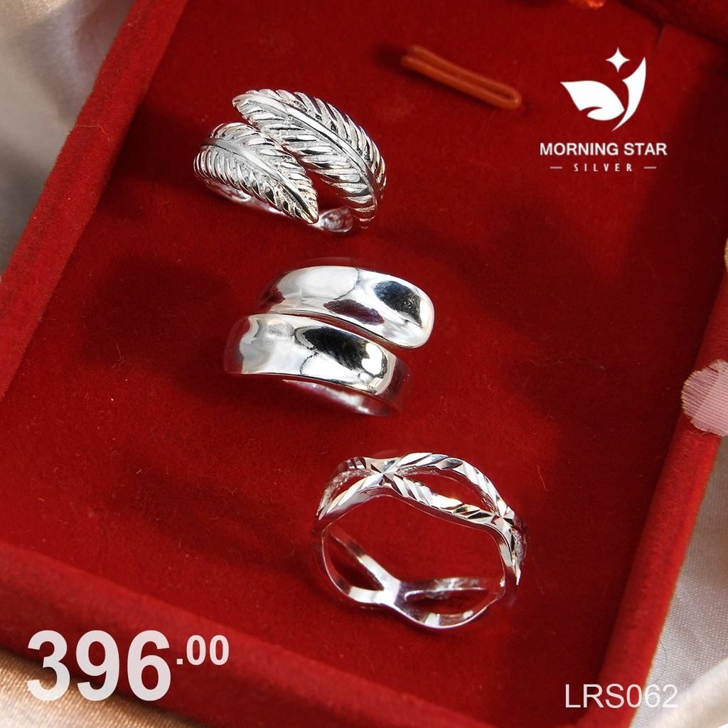 (SPECIAL) 3pcs ring Sale Genuine 92.5% Silver Women rings birthday ...