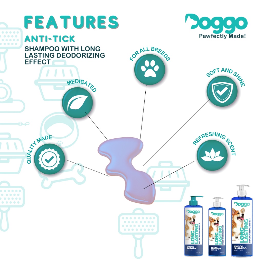 (hot)▤Doggo Anti Tick Shampoo - 250 ML #3