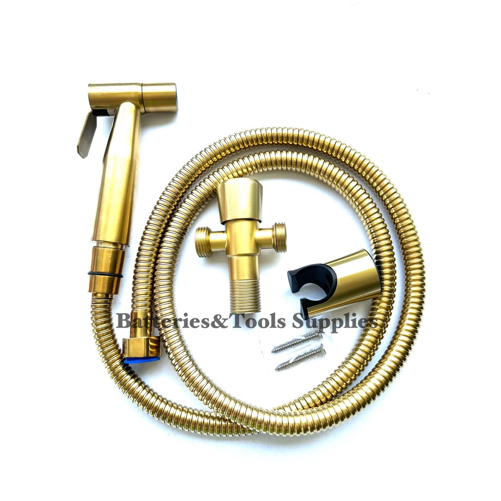 Bidet Toilet Sprayer Set brass Titanium Gold Shattaf Toilet Handheld