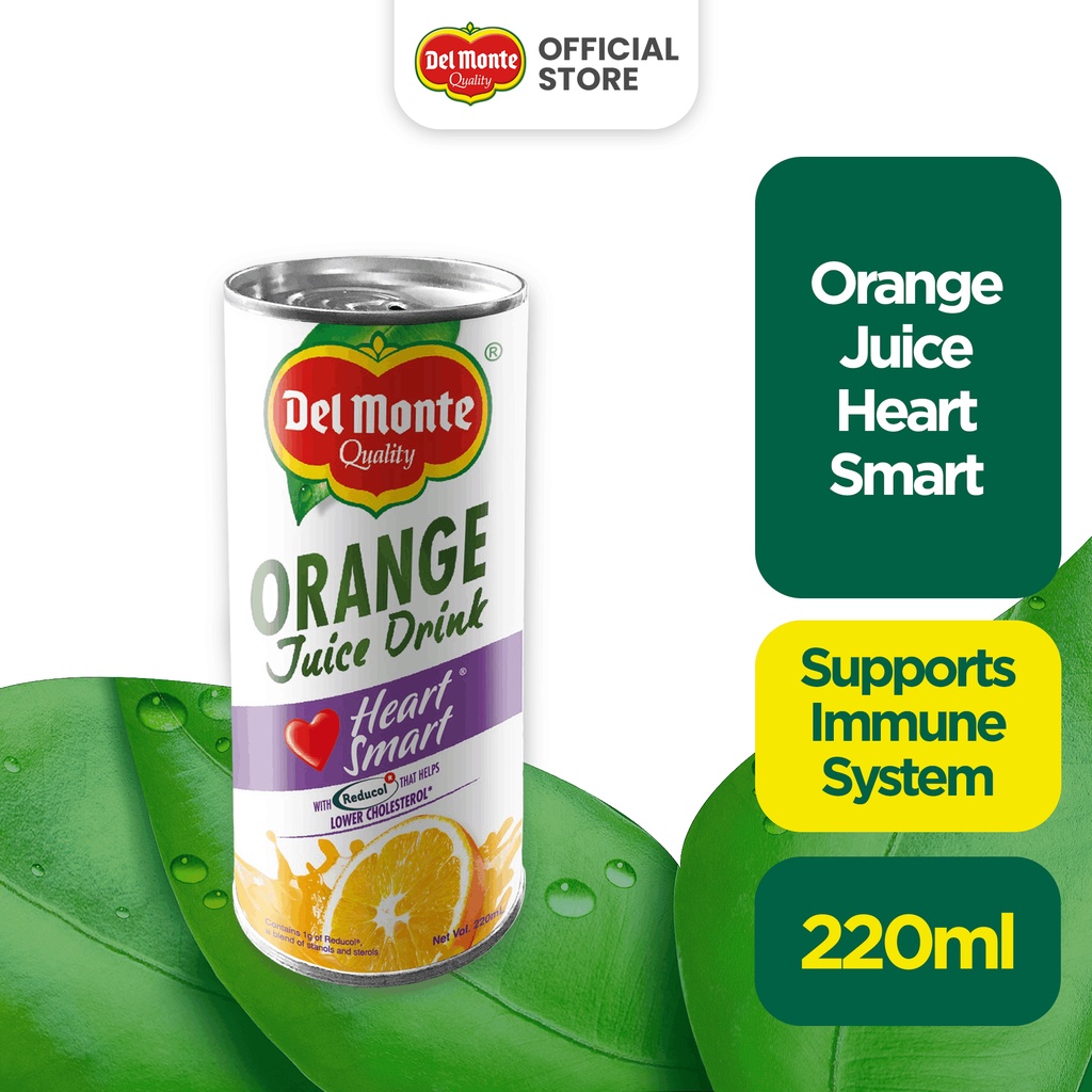DEL MONTE Orange Juice Drink Heart Smart with Reducol for Lower
