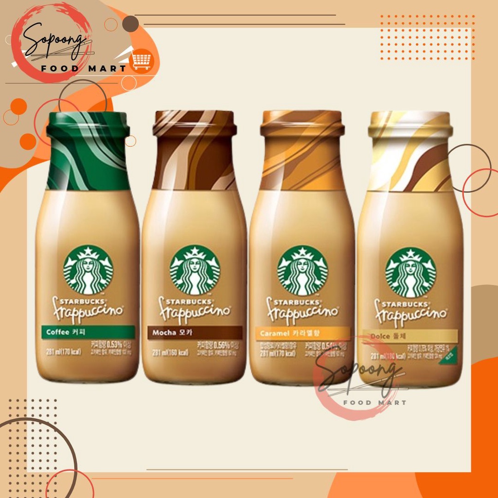 STARBUCKS Frappuccino Korean Variant 281ml Shopee Philippines